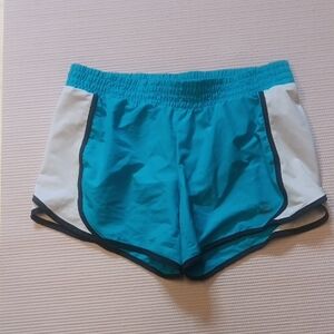 Old Navy Teal and White Athletic Shorts